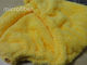 20*50 κίτρινο ζωηρόχρωμο τουρμπάνι τρίχας Microfiber, ελαστική τρίχα ξηρά ΚΑΠ κουμπιών κρυστάλλου