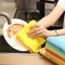 Μαλακές έξοχες απορροφητικό και ίνα πετσετών πιάτων Microfiber - ελεύθερα καθαρίζοντας υφάσματα κουζινών